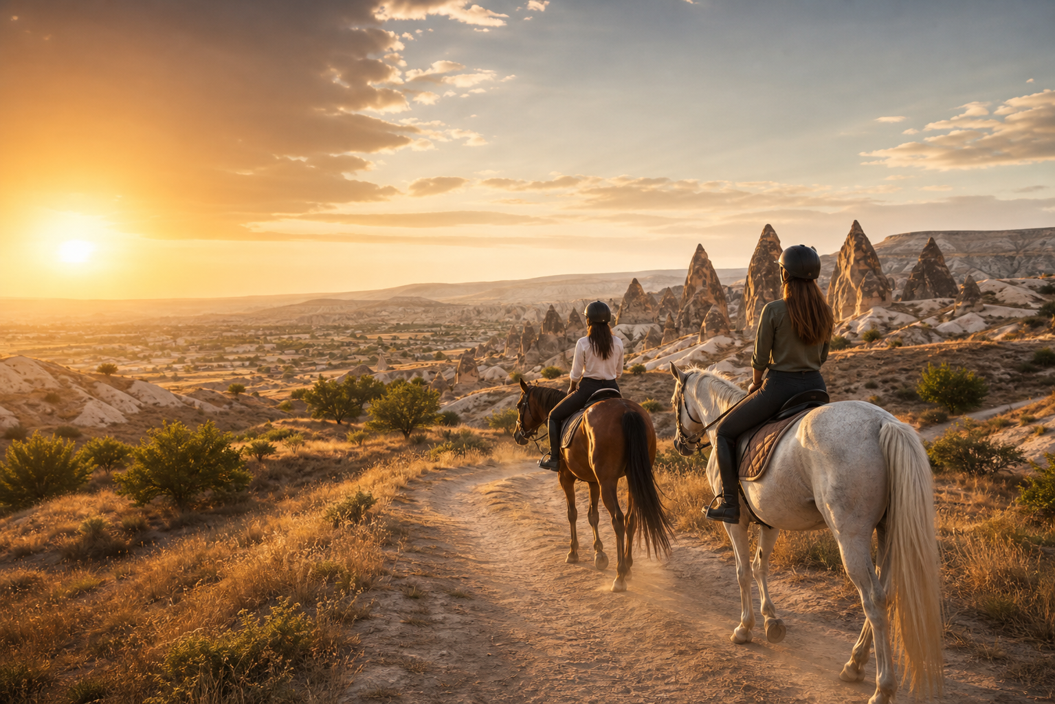 Cappadocia sunrise horse riding